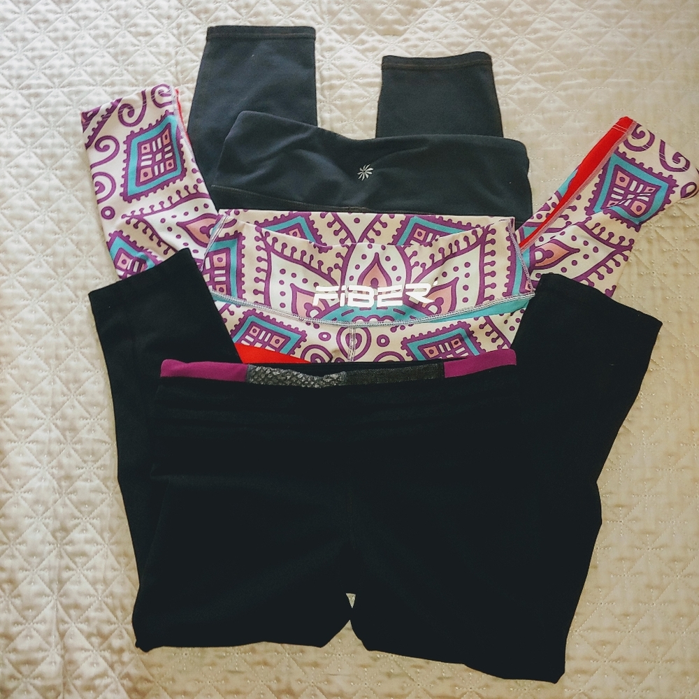 Bundle of 3 cropped xs leggings